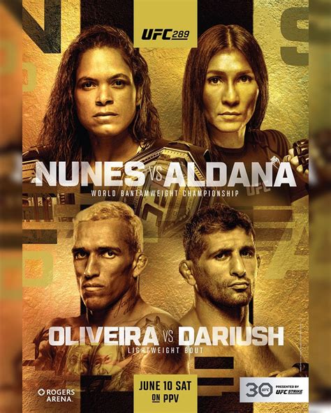 UFC 289: Amanda Nunes vs. Irene Aldana 